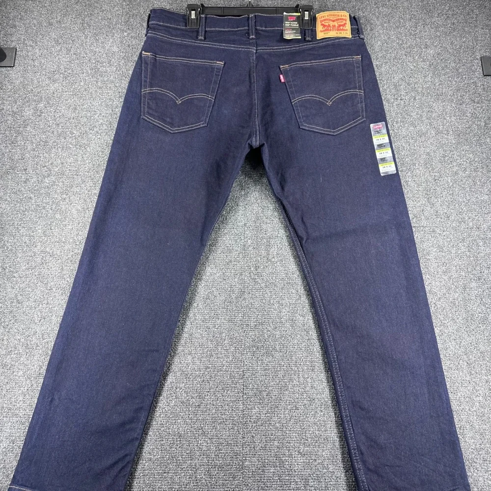Levi's 502 Taper Jeans Mens 38x30 W38 L30 Indigo Blue Levi's Flex Stretch NWT
